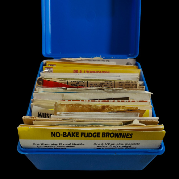 Large Full Recipe Box
